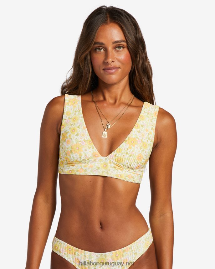 top de bikini escotado tanlines adorador del sol mujer multi DR68441157 Billabong