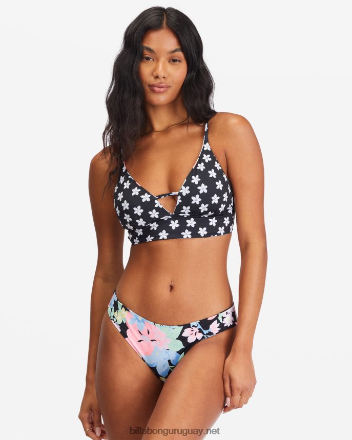 top de bikini reversible de tirantes con escote en V tropical de Feelin mujer multi DR68441724 Billabong