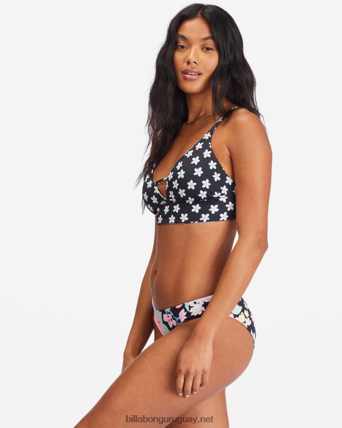 top de bikini reversible de tirantes con escote en V tropical de Feelin mujer multi DR68441724 Billabong