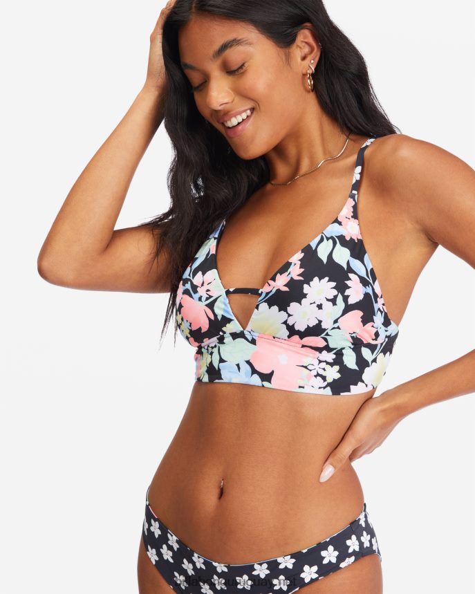 top de bikini reversible de tirantes con escote en V tropical de Feelin mujer multi DR68441724 Billabong