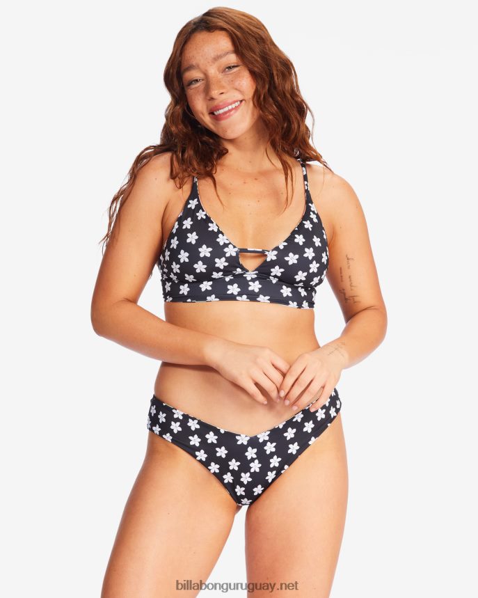 top de bikini reversible de tirantes con escote en V tropical de Feelin mujer multi DR68441724 Billabong