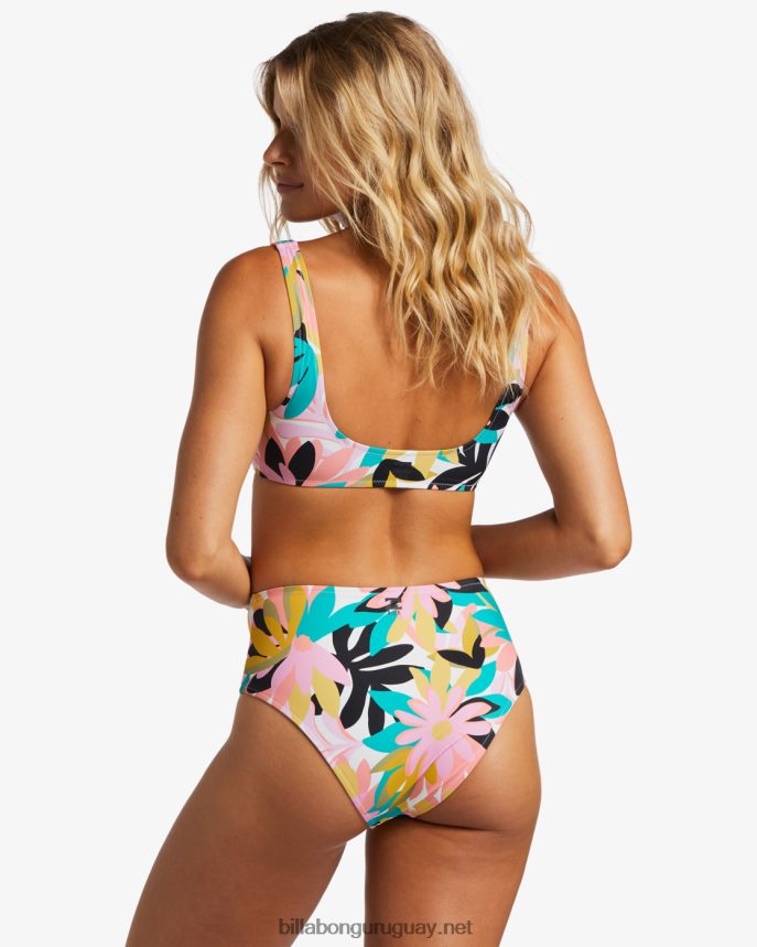 top de bikini sin mangas a/div mujer negro multi DR68441274 Billabong