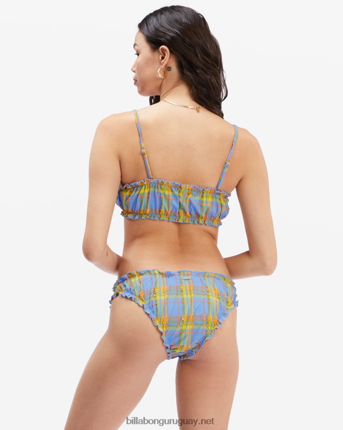 top de bikini sin mangas con volantes de Fool For You mujer multi DR68441604 Billabong