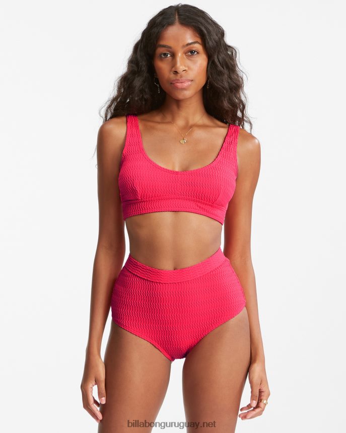 top de bikini sin mangas elliot persiguiendo mareas mujer fuego DR68441564 Billabong