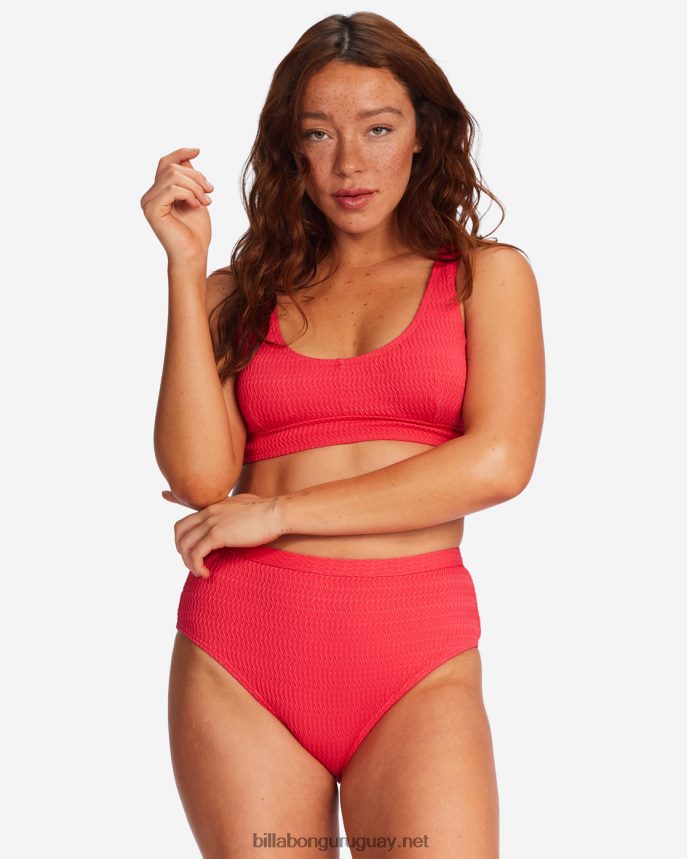 top de bikini sin mangas elliot persiguiendo mareas mujer fuego DR68441564 Billabong