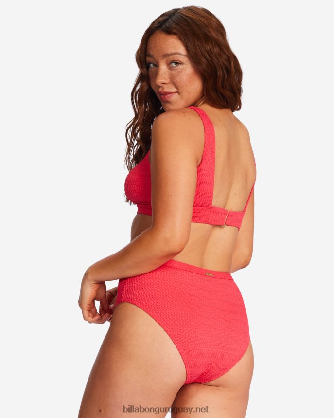 top de bikini sin mangas elliot persiguiendo mareas mujer fuego DR68441564 Billabong