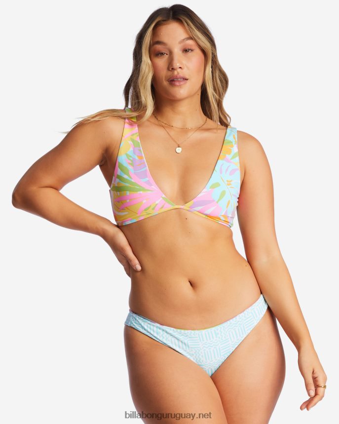 top de bikini sin mangas reversible dreamland mujer multi DR68441287 Billabong