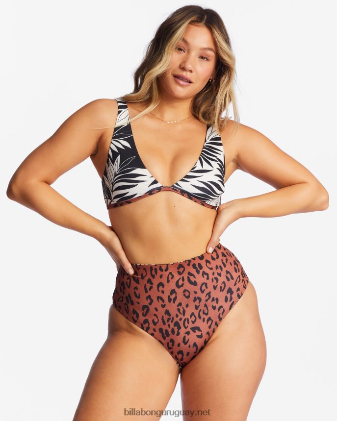 top de bikini sin mangas reversible spotted in paradise ava mujer multi DR68441436 Billabong