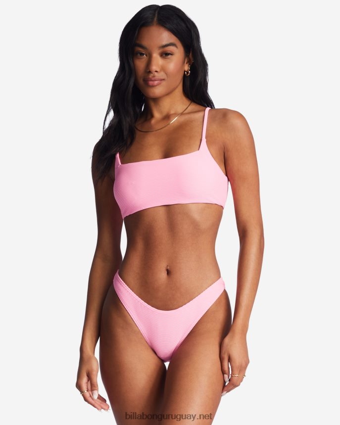 top de bikini tanlines zoe mujer aturdimiento rosa DR68441492 Billabong