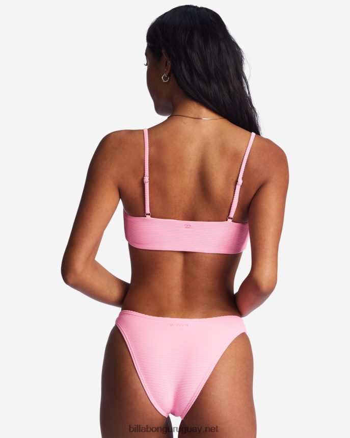 top de bikini tanlines zoe mujer aturdimiento rosa DR68441492 Billabong