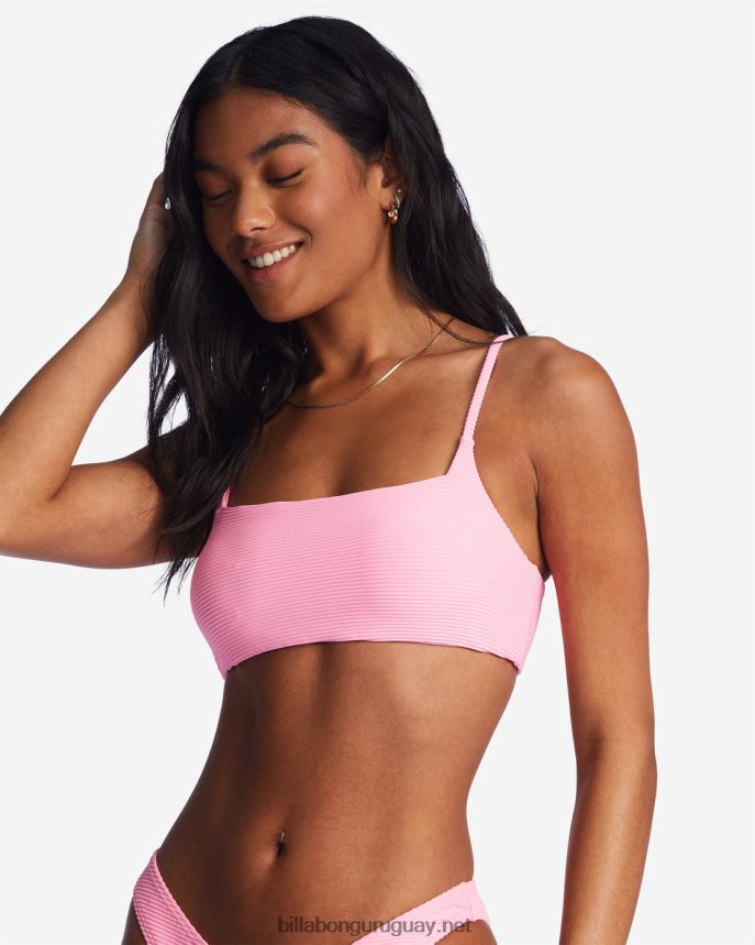 top de bikini tanlines zoe mujer aturdimiento rosa DR68441492 Billabong