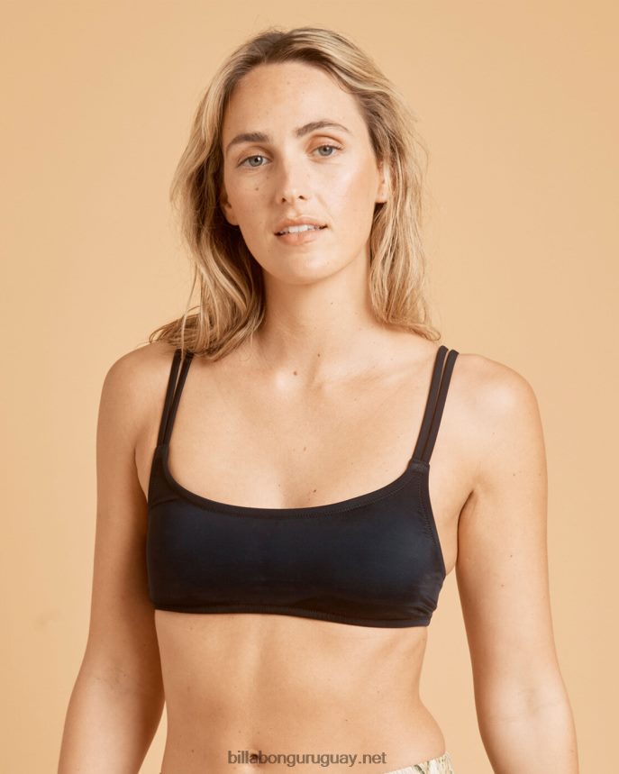 top de bikini tipo bralette con tiras a/div mujer negro DR68441644 Billabong