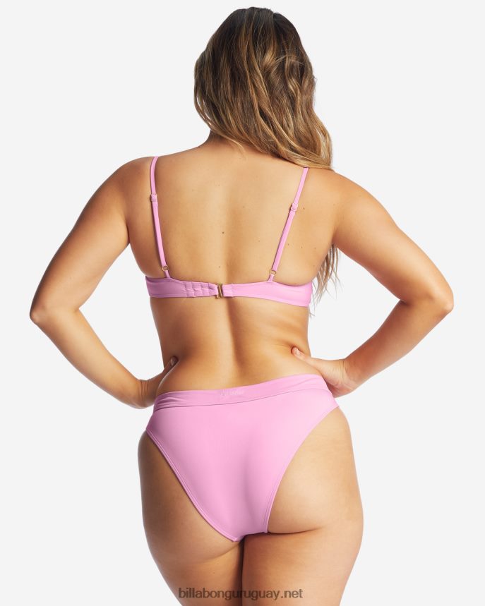 top de bikini tipo bralette cuadrado sol searcher mujer paraíso rosa DR68441618 Billabong