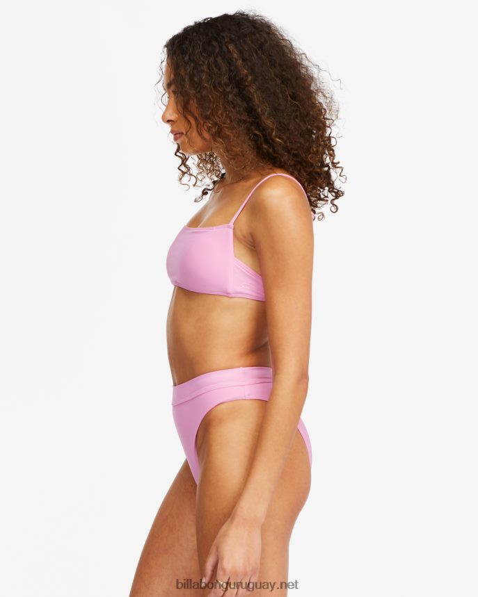 top de bikini tipo bralette cuadrado sol searcher mujer paraíso rosa DR68441618 Billabong