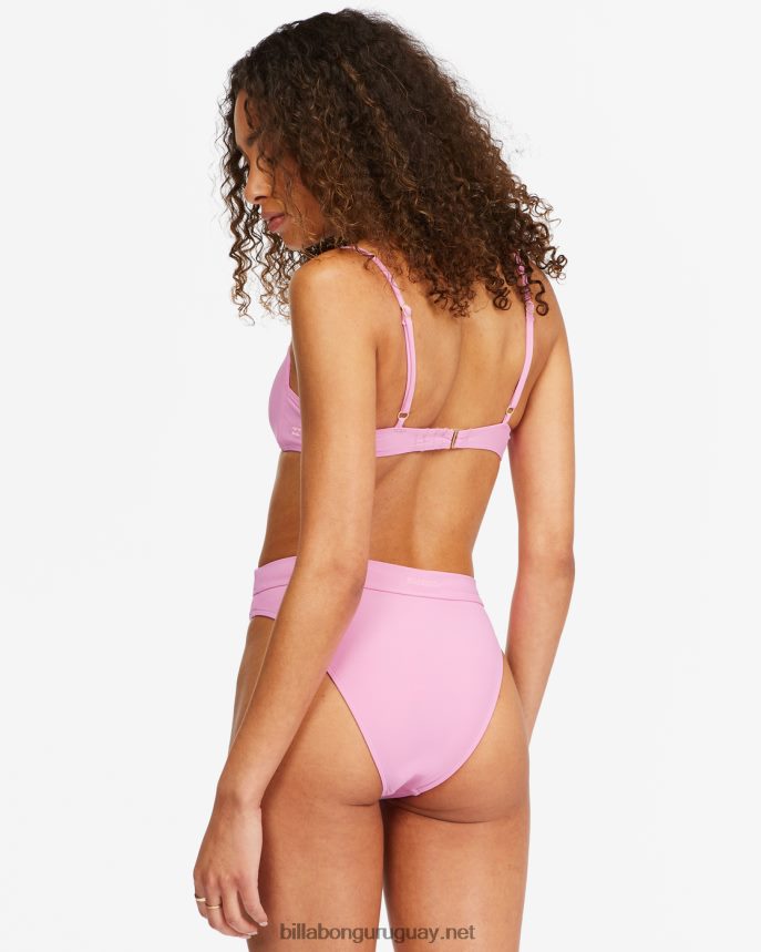 top de bikini tipo bralette cuadrado sol searcher mujer paraíso rosa DR68441618 Billabong