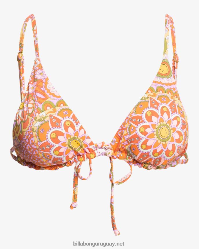 top de bikini triangulo reversible billabong x smiley good times mujer multi DR68441474