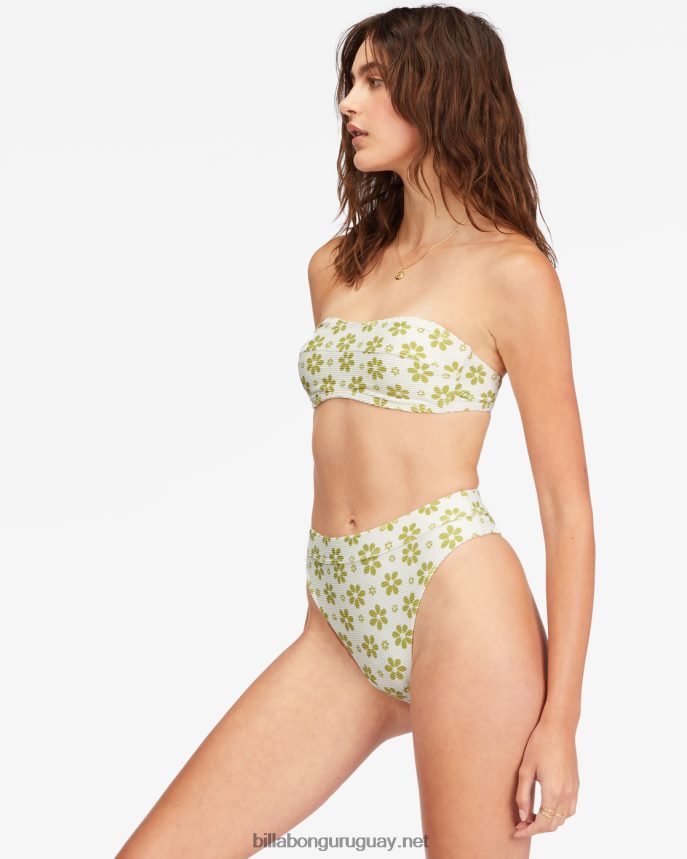 top de bikini tubo con cadena de margaritas mujer cristal de sal DR68441554 Billabong