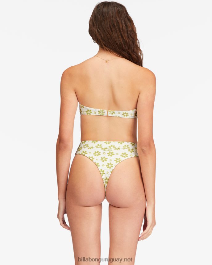top de bikini tubo con cadena de margaritas mujer cristal de sal DR68441554 Billabong