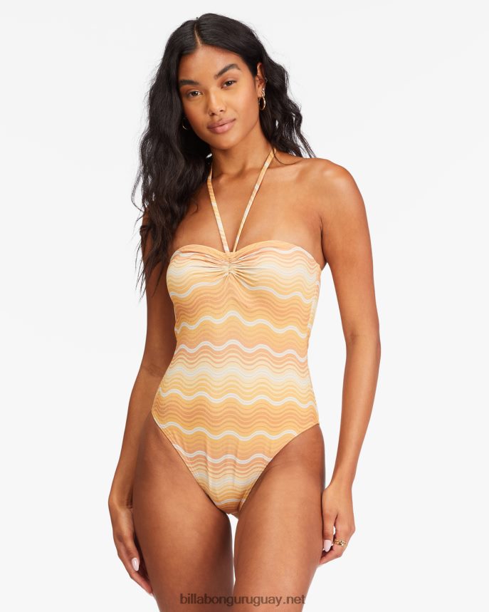 bañador de una pieza wave hello mujer multi DR68441531 Billabong