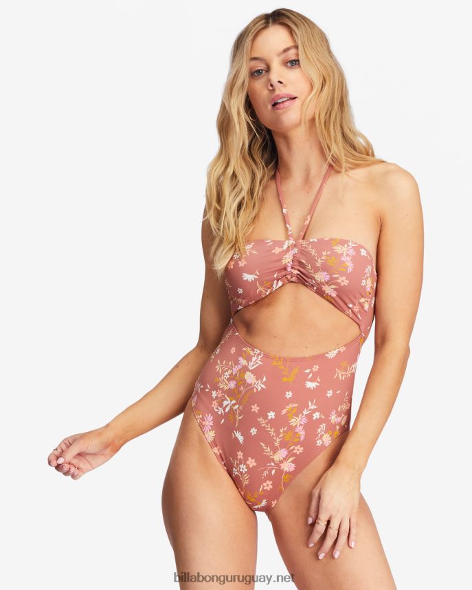 susurrame traje de baño de una pieza mujer chocolate dulce DR68441520 Billabong