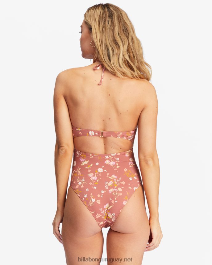 susurrame traje de baño de una pieza mujer chocolate dulce DR68441520 Billabong