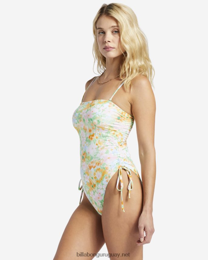 traje de baño bandeau de una pieza naomi soft rave mujer verde DR68441341 Billabong