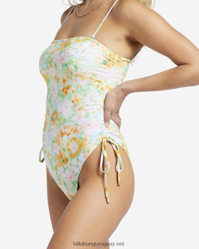 traje de baño bandeau de una pieza naomi soft rave mujer verde DR68441341 Billabong