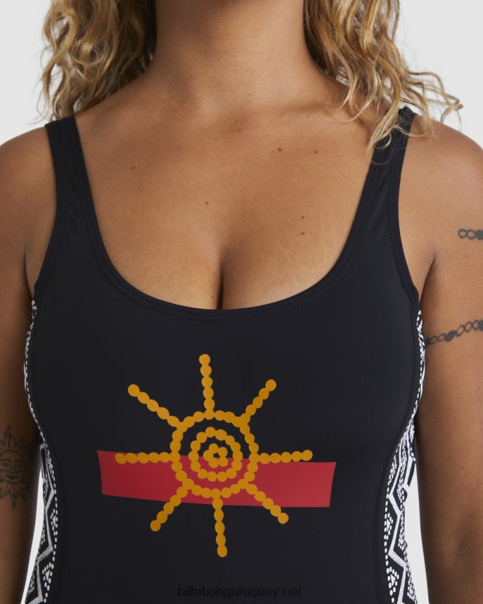 traje de baño de una pieza otis sunrise mujer negro DR68441513 Billabong