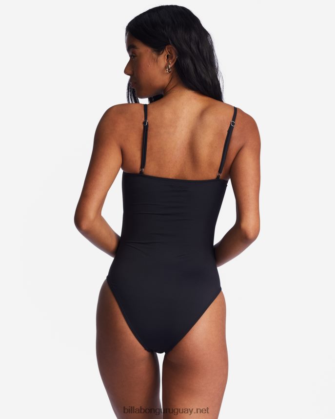 traje de baño de una pieza sol searcher mujer guijarro negro DR68441257 Billabong