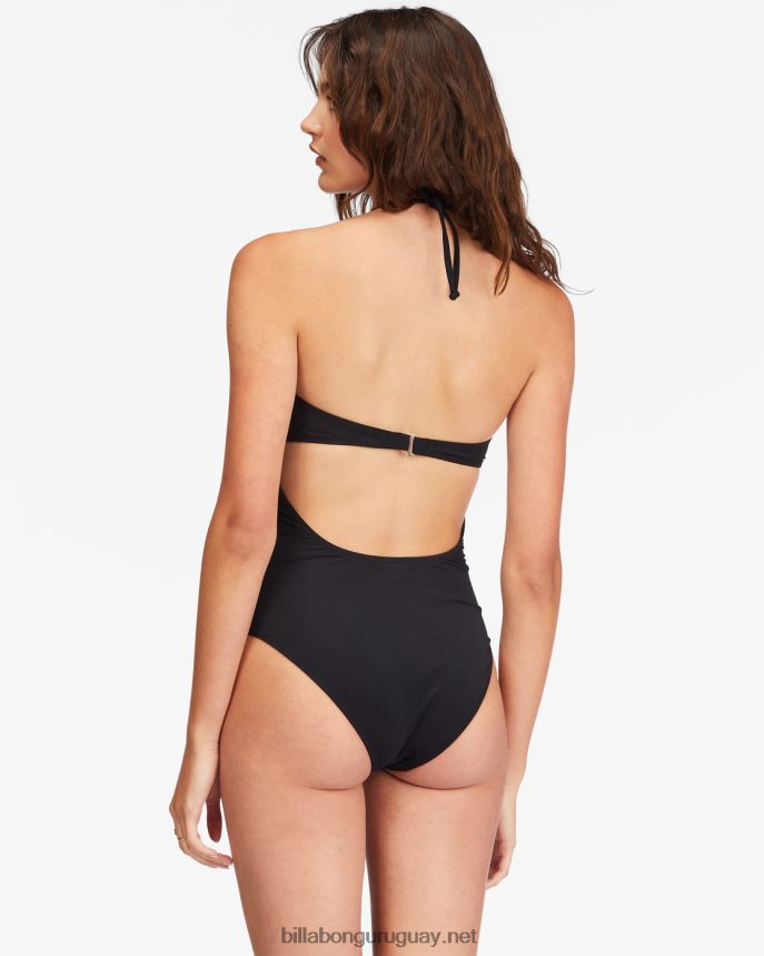 traje de baño de una pieza sol searcher mujer guijarro negro DR68441538 Billabong