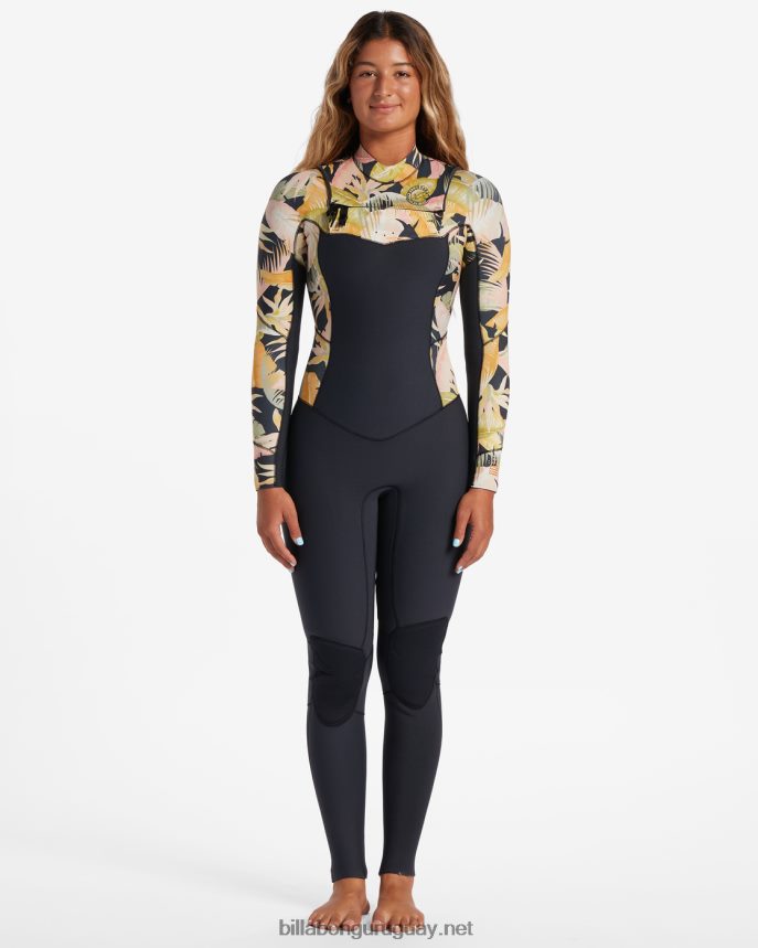 Traje de neopreno completo con cremallera en el pecho 3/2 salty dayz mujer noche de la selva DR68442576 Billabong
