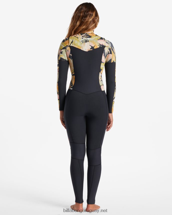 Traje de neopreno completo con cremallera en el pecho 3/2 salty dayz mujer noche de la selva DR68442576 Billabong