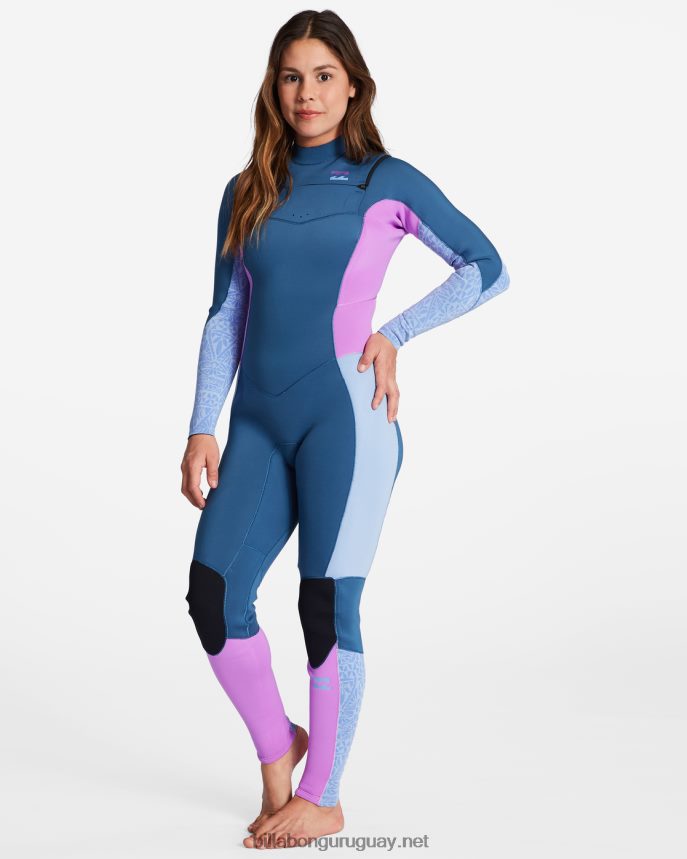 Traje de neopreno completo con cremallera en el pecho 3/2 synergy mujer mar profundo DR68442579 Billabong