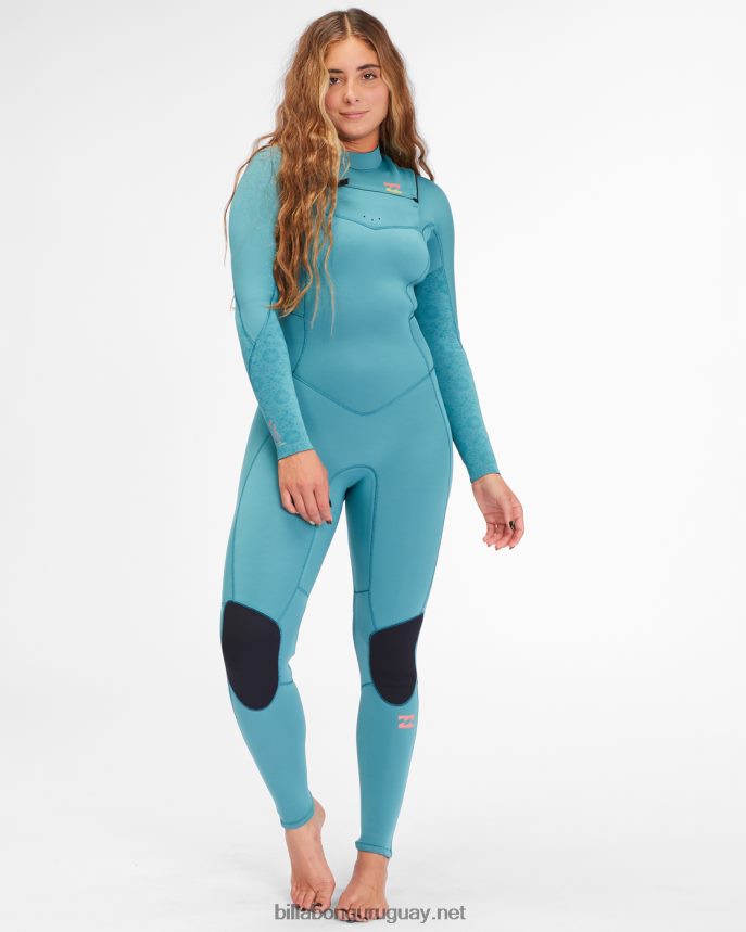 Traje de neopreno completo con cremallera en el pecho 3/2 synergy mujer marina DR68442580 Billabong