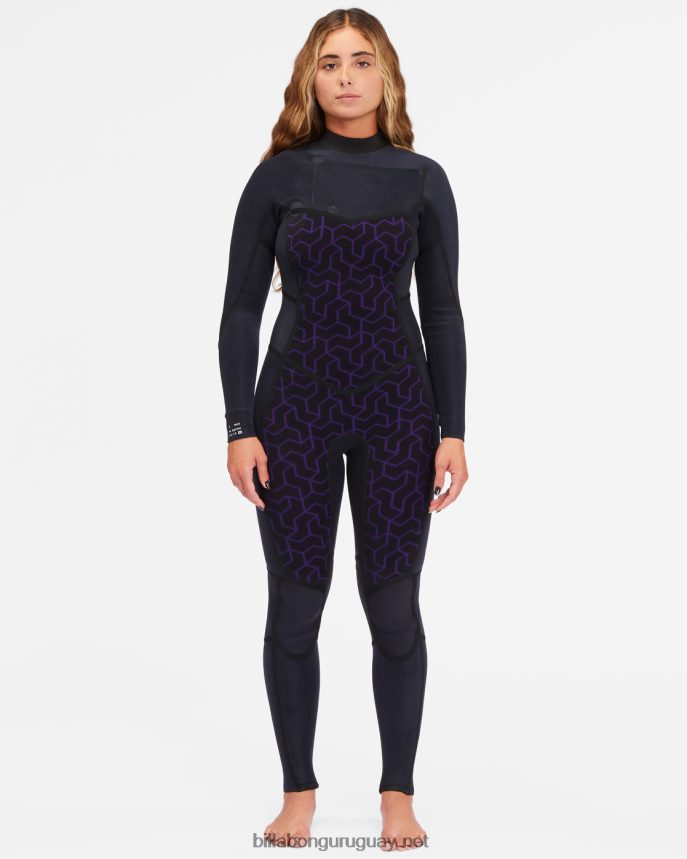 Traje de neopreno completo con cremallera en el pecho 3/2 synergy mujer marina DR68442580 Billabong