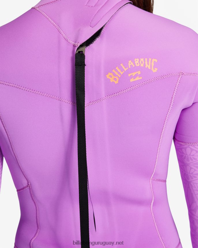 Traje de neopreno completo con cremallera trasera 3/2 Synergy mujer orquídea brillante DR68442581 Billabong