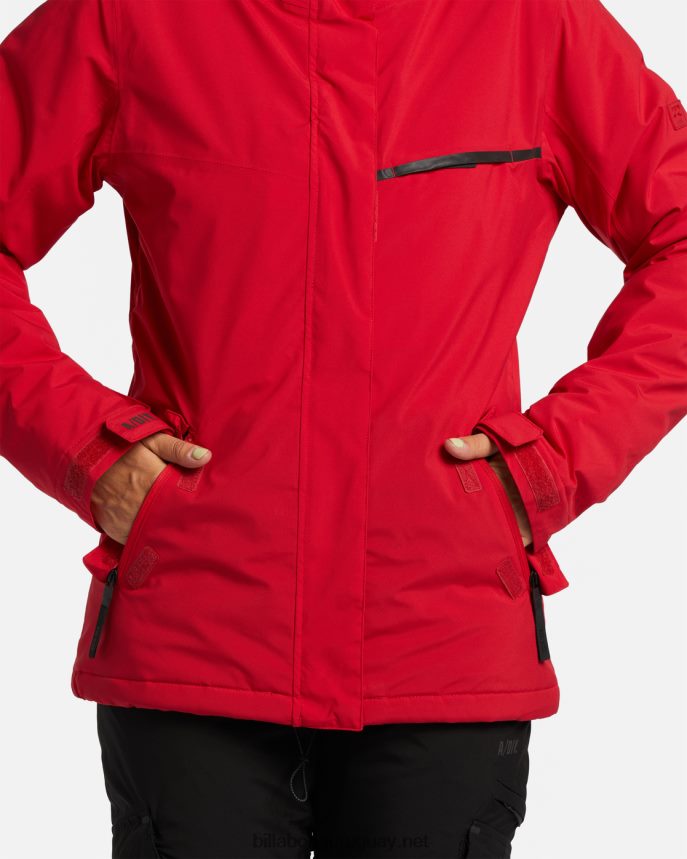 a/div eclipse 15k chaqueta de nieve aislada mujer escarlata DR68442562 Billabong