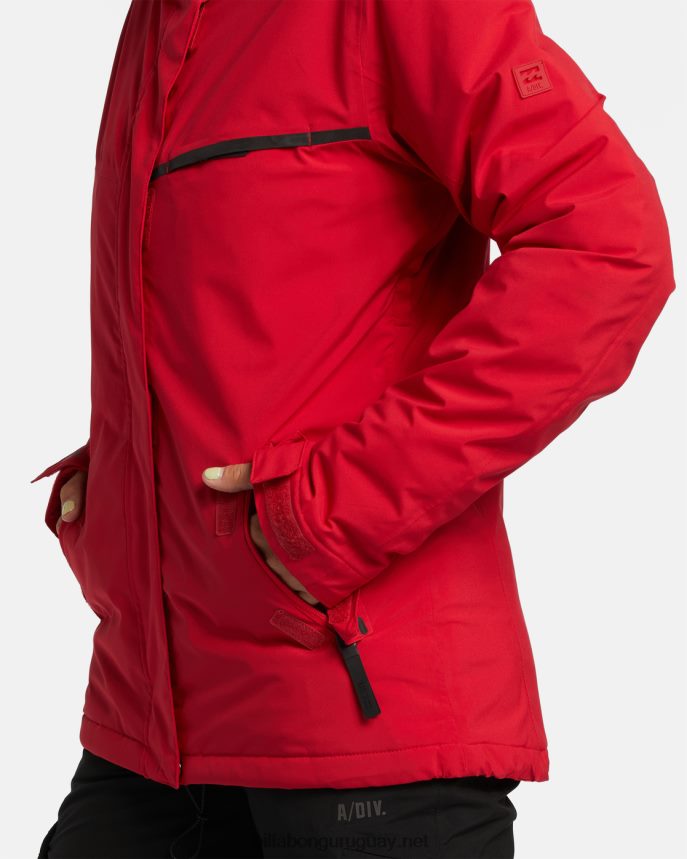 a/div eclipse 15k chaqueta de nieve aislada mujer escarlata DR68442562 Billabong