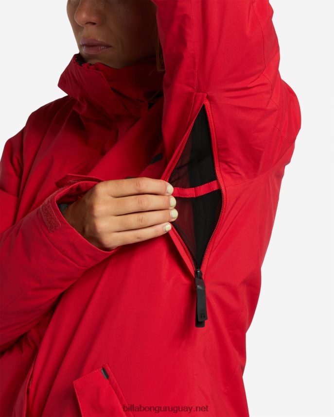 a/div eclipse 15k chaqueta de nieve aislada mujer escarlata DR68442562 Billabong
