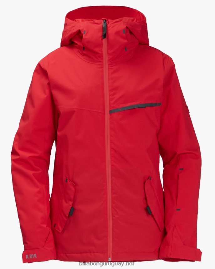 a/div eclipse 15k chaqueta de nieve aislada mujer escarlata DR68442562 Billabong
