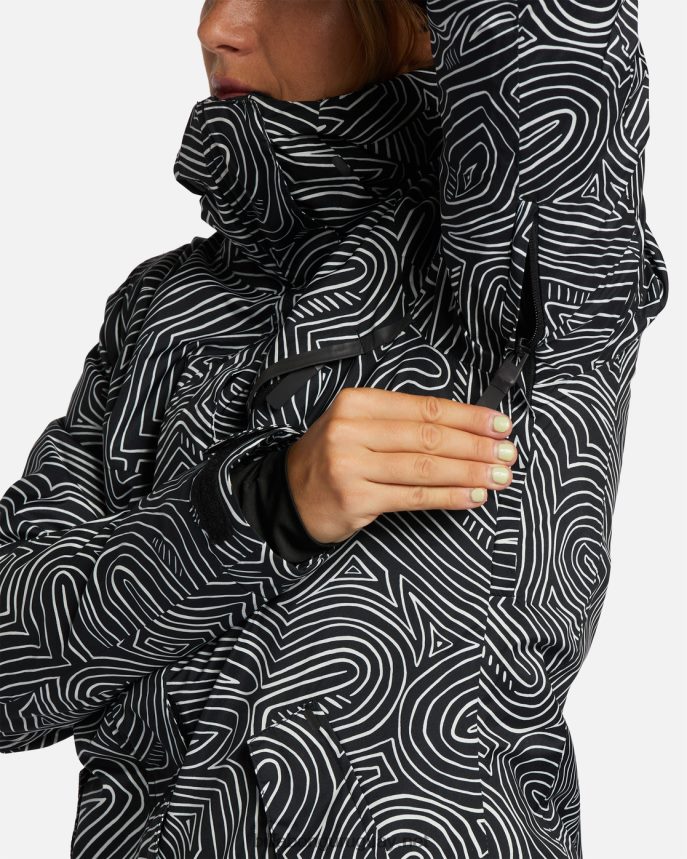 a/div eclipse 15k chaqueta de nieve aislada mujer negro multi DR68442561 Billabong