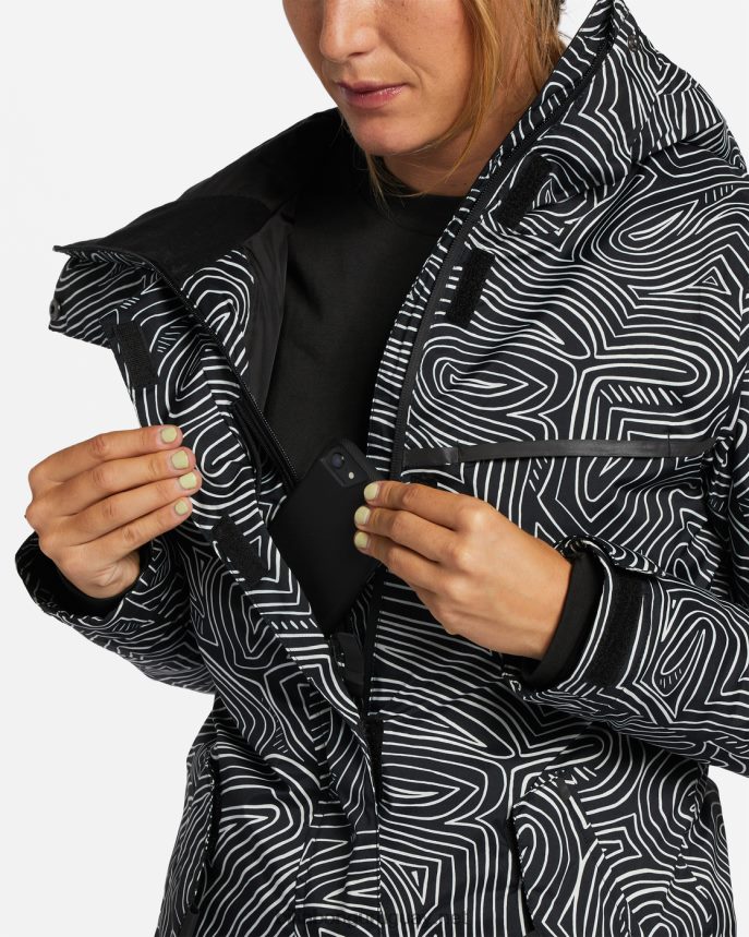 a/div eclipse 15k chaqueta de nieve aislada mujer negro multi DR68442561 Billabong