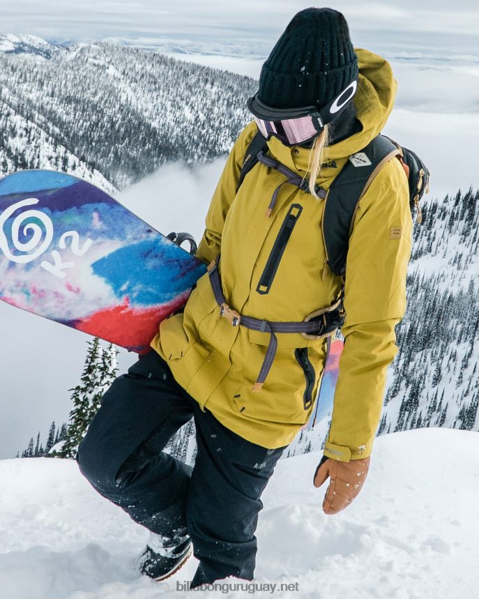 chamarra de nieve con aislamiento a/div trooper stx 45k mujer musgo fresco DR68442554 Billabong