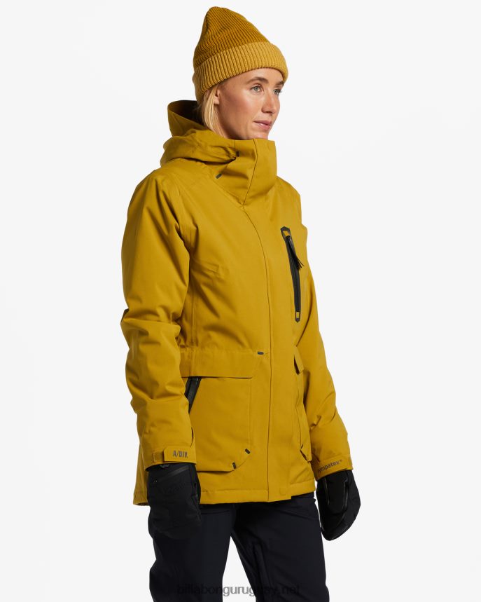 chamarra de nieve con aislamiento a/div trooper stx 45k mujer musgo fresco DR68442554 Billabong