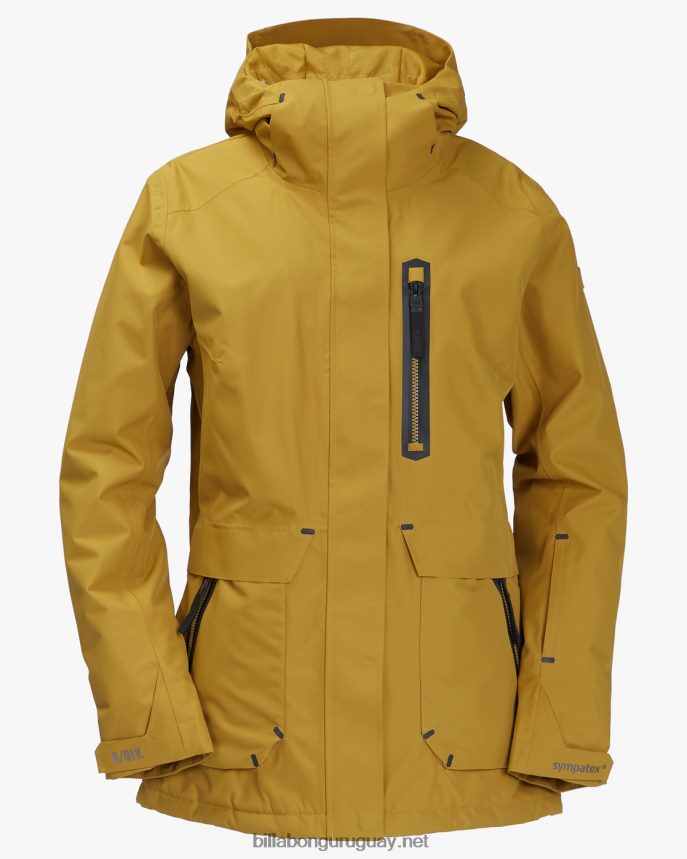 chamarra de nieve con aislamiento a/div trooper stx 45k mujer musgo fresco DR68442554 Billabong