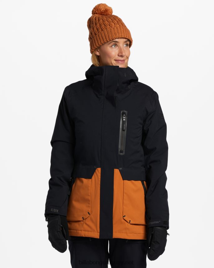 chamarra de nieve con aislamiento a/div trooper stx 45k mujer negro DR68442555 Billabong