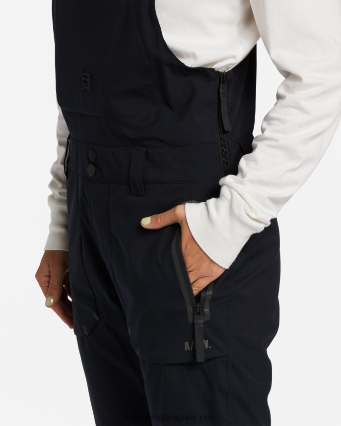 a/div drifter stx 45k shell bib pantalones de nieve mujer negro DR68442553 Billabong