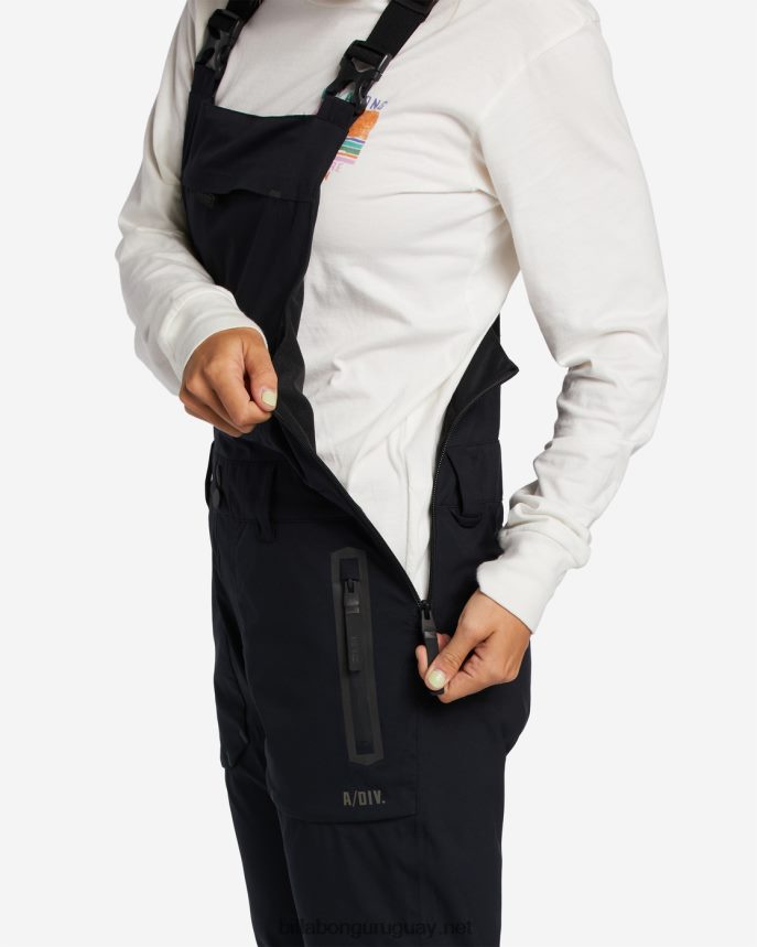 a/div drifter stx 45k shell bib pantalones de nieve mujer negro DR68442553 Billabong