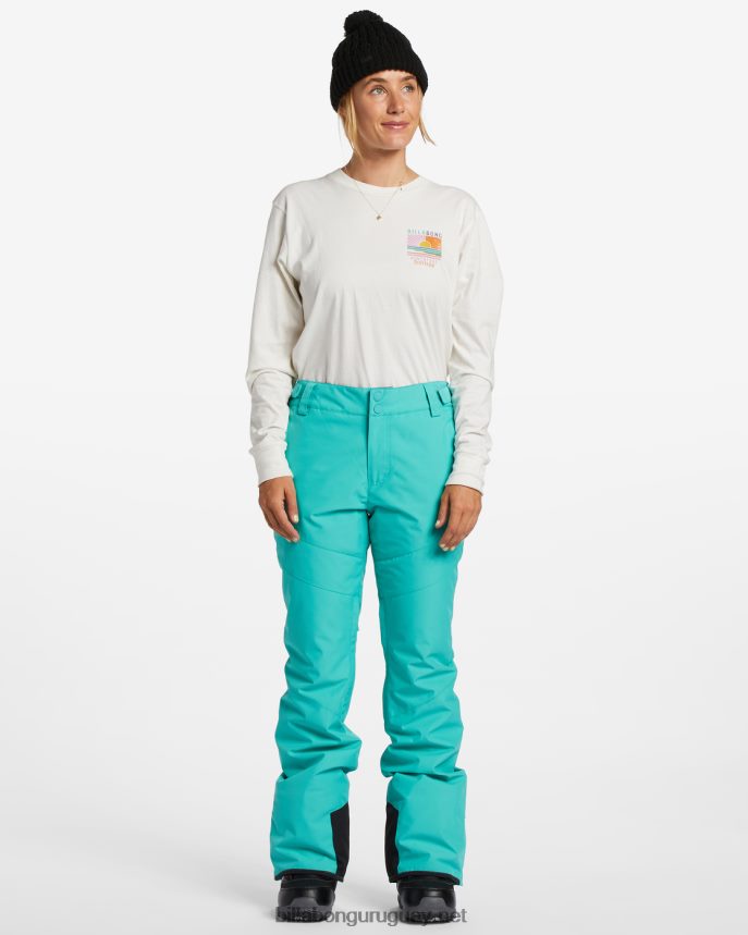 pantalones de nieve con aislamiento a/div malla mujer Mar verde DR68442556 Billabong