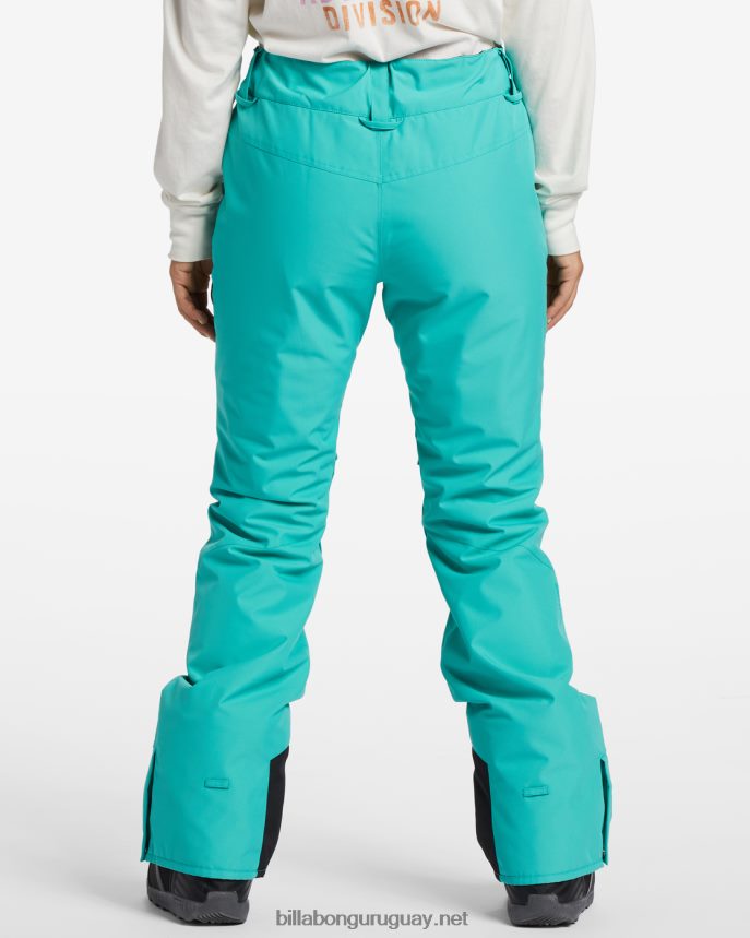 pantalones de nieve con aislamiento a/div malla mujer Mar verde DR68442556 Billabong